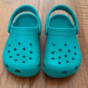 Kids Teal Clogs